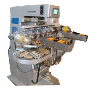 pneumatic tampo printing machine system equipment with ink cups